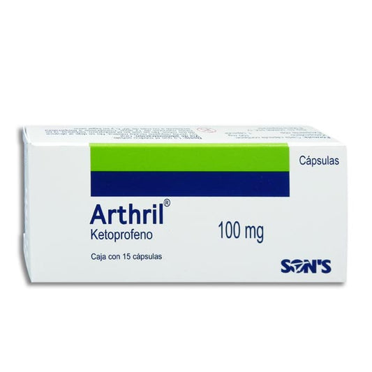 ARTHRIL 100MG C15 CAPS KETOPROFENO SONS