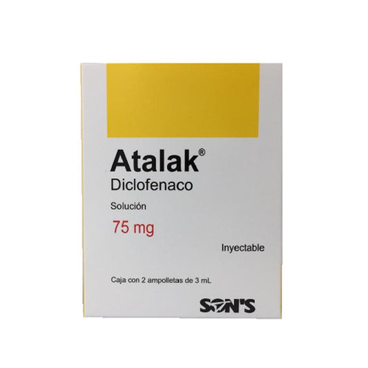 ATALAK 75MG AMP  C 2   DICLOFENACO   SONS
