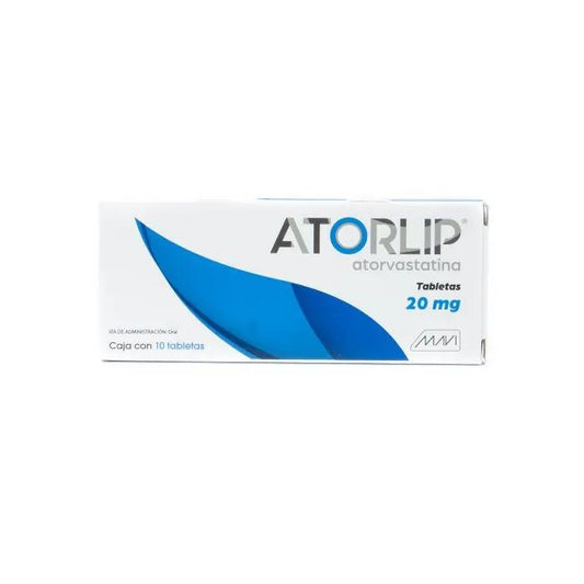 ATORLIP 20MG C 10 TAB  ATORVASTINA  MAVI  280