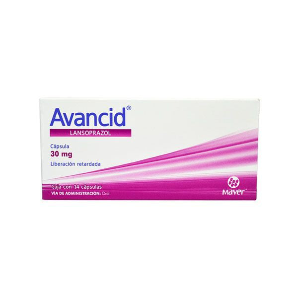 AVANCID 30MG C14 CAPS  LANSOPRAZOL MAVER