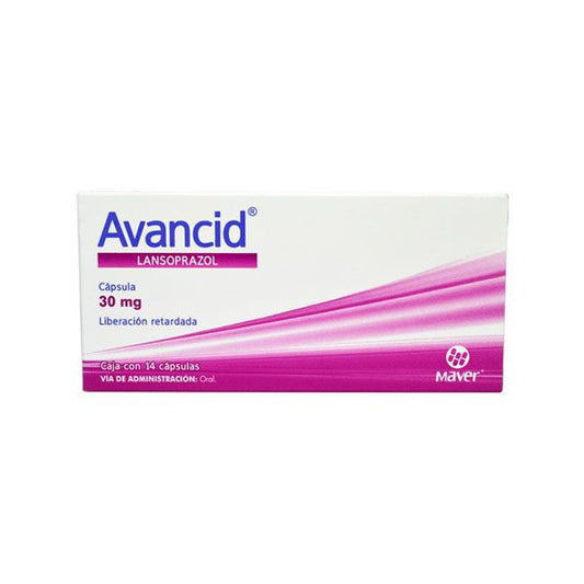 AVANCID 30MG C14 CAPS  LANSOPRAZOL MAVER