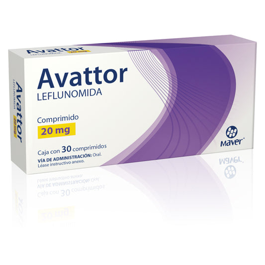 AVATTOR 20MG C30COMP LEFLUNOMIDA MAVER