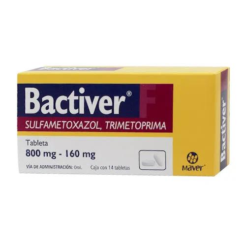 BACTIVER F 800 160MG C 14 TABS SULFAME TRIMETO MAVER  160