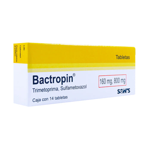 BACTROPIN 160 800MG C 14 TBS TRIMETOPRIMA SULFAMETOXAZOL SONS