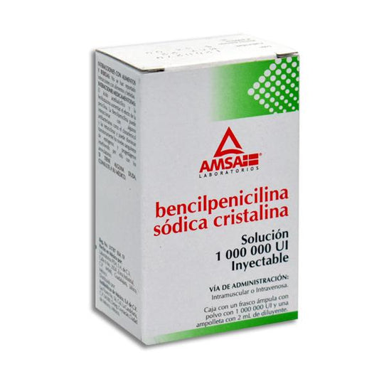 BENCILPENIC 1000000UI AMP 2ML OCTUBRE 25AMSA 400