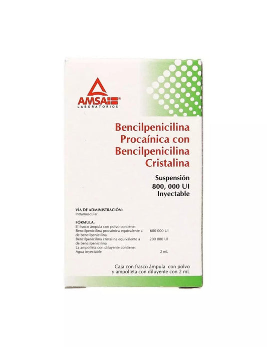 BENCILPENIC 800 000 UI C1 AMP AMSA