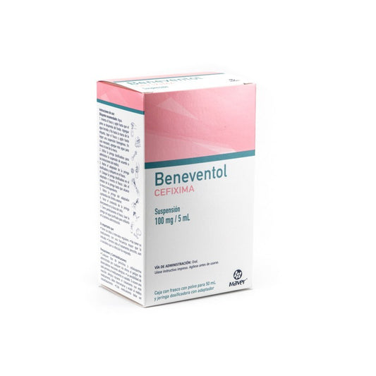 BENEVENTOL SUSP 100MG CEFIXIMA MAVER    50