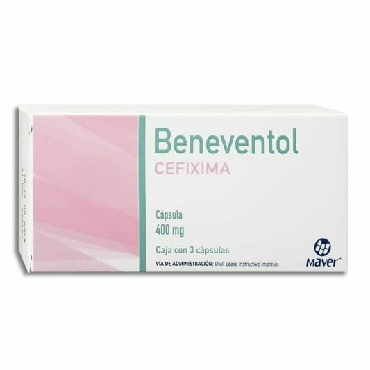 BENEVENTOL 400MG C3 CAPS CEFIXIMA MAVER