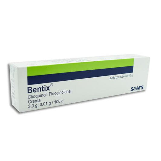 BENTIX CRA 40G CLIOQUINOL FLUOCINOLONA SONS