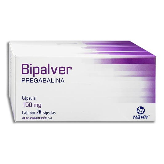 BIPALVER 150MG C28 CAPS PREGABALINA MAVER   80