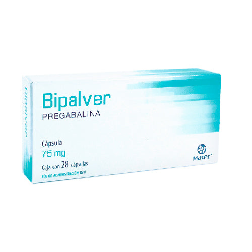 BIPALVER 75MG C 28 CAPS  PREGABALINA  MAVER