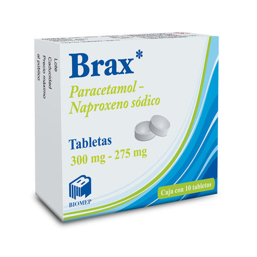 BRAX 300 275MG C10 TABS PARECT NAPROX SOD BIOMEP