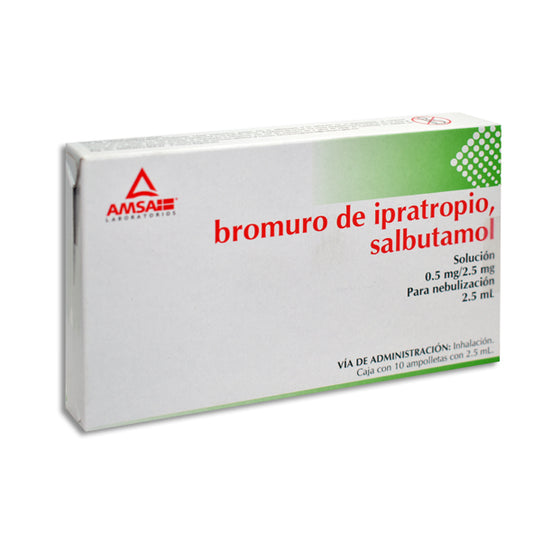 BROMURO DE IPRATROPIO SALBUTAMOL  C10 AMP AMSA 40