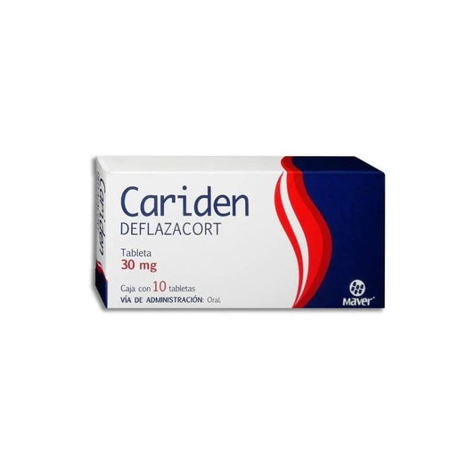 CARIDEN 30MG C10TAB DEFLAZACORT MAVER