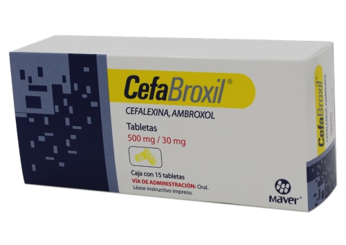 CEFABROXIL 500 30MG C15 TBS CEFALEXINA AMBROX MAVER