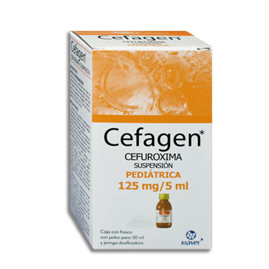 CEFAGEN SUSP PED 125MG CEFUROXIMA MAVER