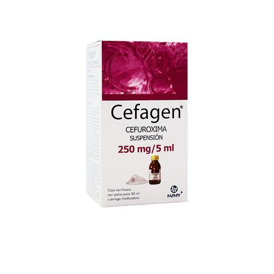 CEFAGEN SUSP 250MG 50ML CEFUROXIMA MAVER    50