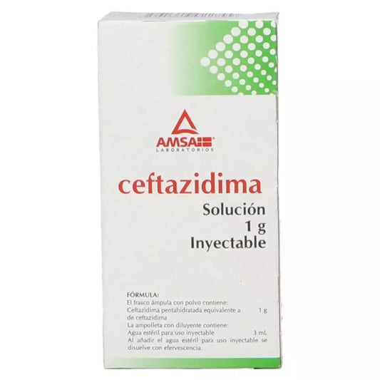 CEFTAZIDIMA 1GR SOL INY AMSA  120