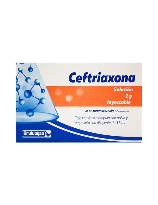 CEFTRIAXONA 1G SOL INY BRULUAGSA    72