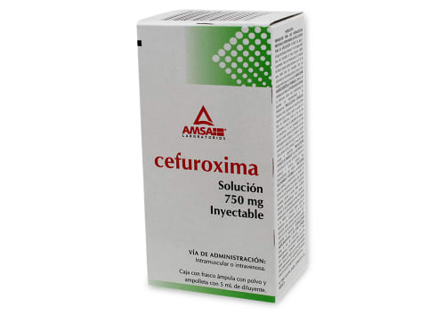CEFUROXIMA 750MG SOL INY AMSA