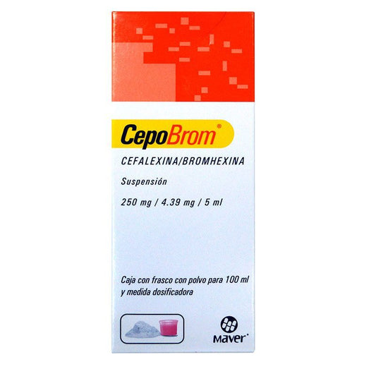 CEPOBROM SUSP 250MG CEFALEX BROMHEX MAVER