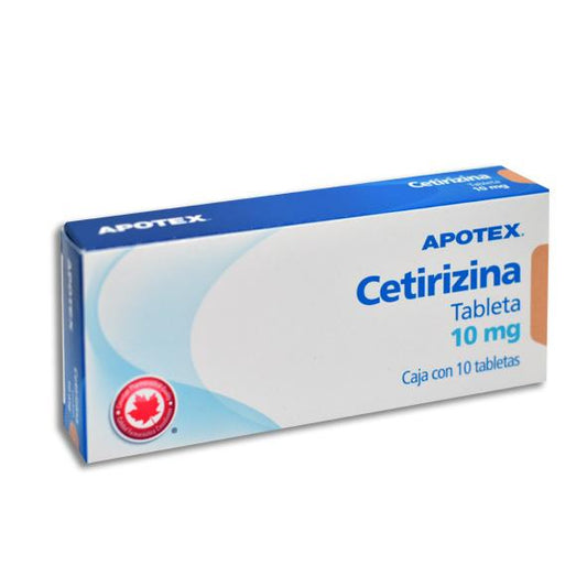 CETIRIZINA 10MG TAB 10  APOTEX