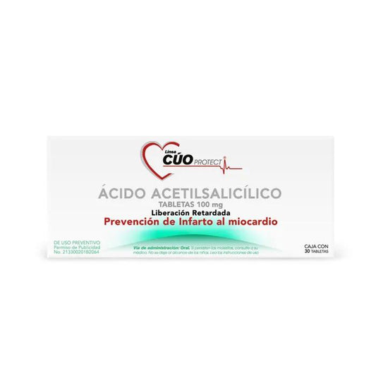AC ACETILSALICILICO 100MG C30 TABS CUOPROTEC NOVIEMBRE 25 MARCAS RENOM