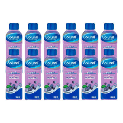 SOLURAL SOL  MORA AZUL  FCO  C/500 ML  CAJA C/12