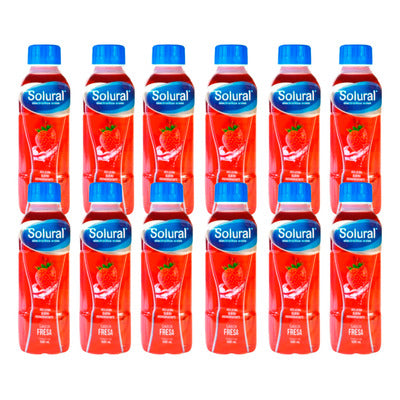 SOLURAL SOL  FRESA FCO  C/500 ML  CAJA C/12