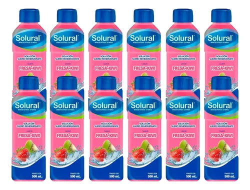SOLURAL SOL  FRESA-KIWI FCO  C/500 ML  CAJA C/12