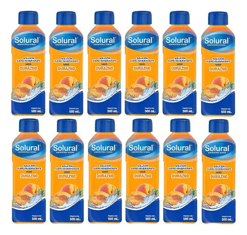 SOLURAL SOL  DURAZNO FCO  C/500 ML  CAJA C/12