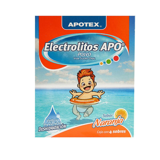 APO ELECTROLITOS C4 SOBRES NARANJA