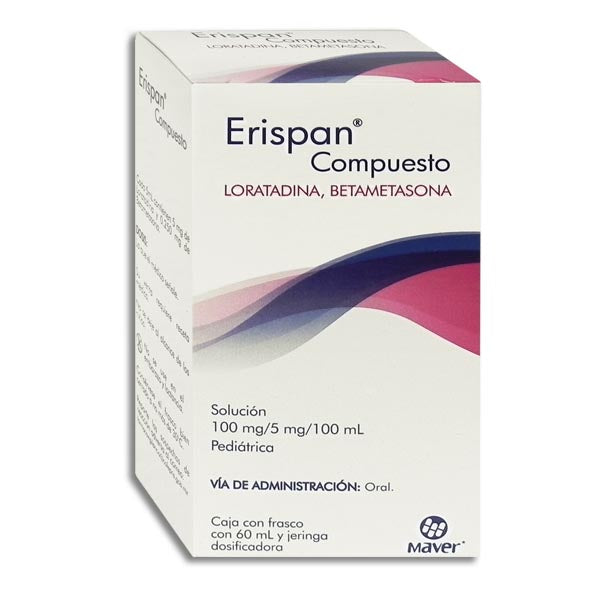 ERISPAN COMP SUSP PED 60ML LORATA BETAMET  MAVER
