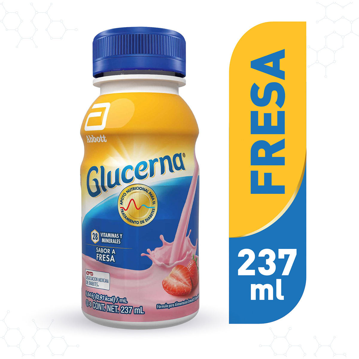 GLUCERNA 237ML FRESA  C24 MARZO 26