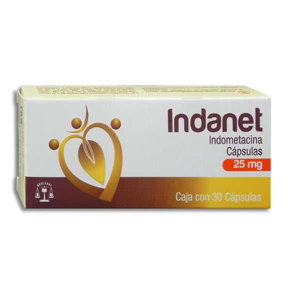 INDANET 25MG C30 TABS INDOMETACINA BRULUART