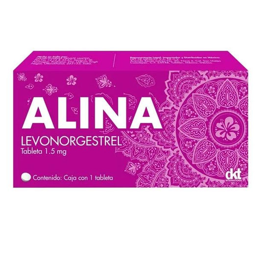 ALINA 1.5MG C1 TAB JULIO 25 LEVONORGESTREL PRUDENCE