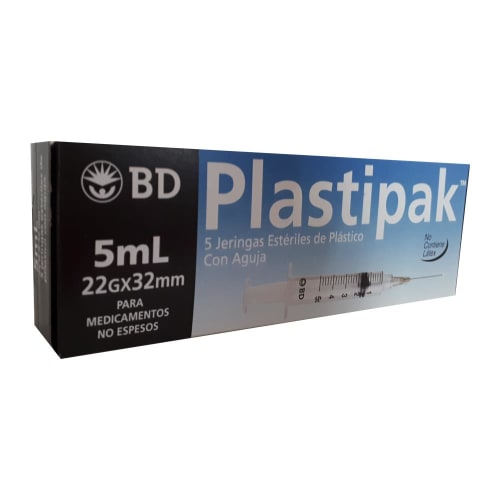 PLASTIPACK 5ML C5 NEGRA 22X32   40