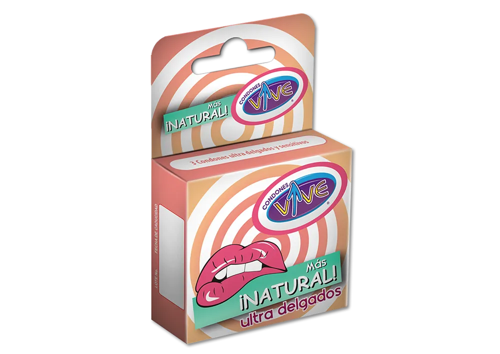 PRESERVATIVOS VIVE MAS NATURAL CAJA C/3