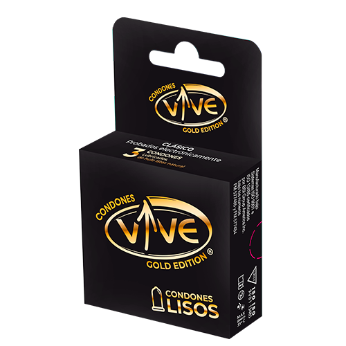 VIVE GOLD LISOS 1 CAJA 3 PZAS