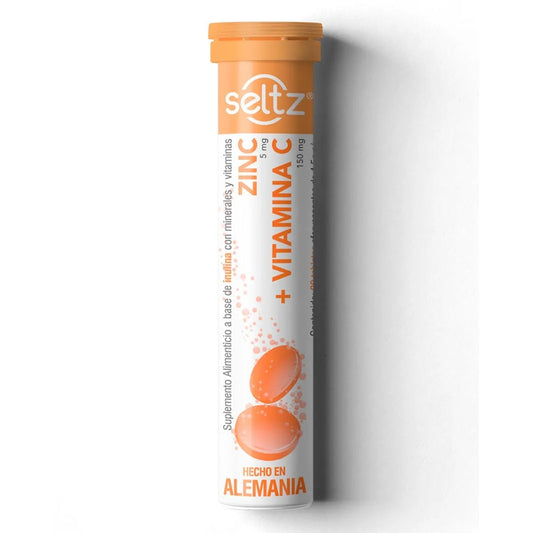 ZINC + VITAMINA C DURAZNO 20 TAB 150 MG