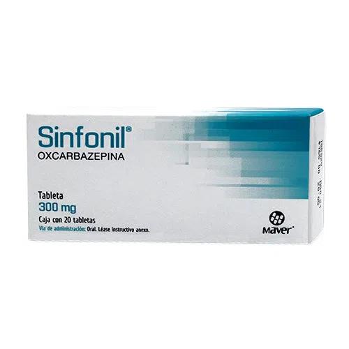SINFONIL 300MG C20 TABS OXCARBAZEPINA MAVER