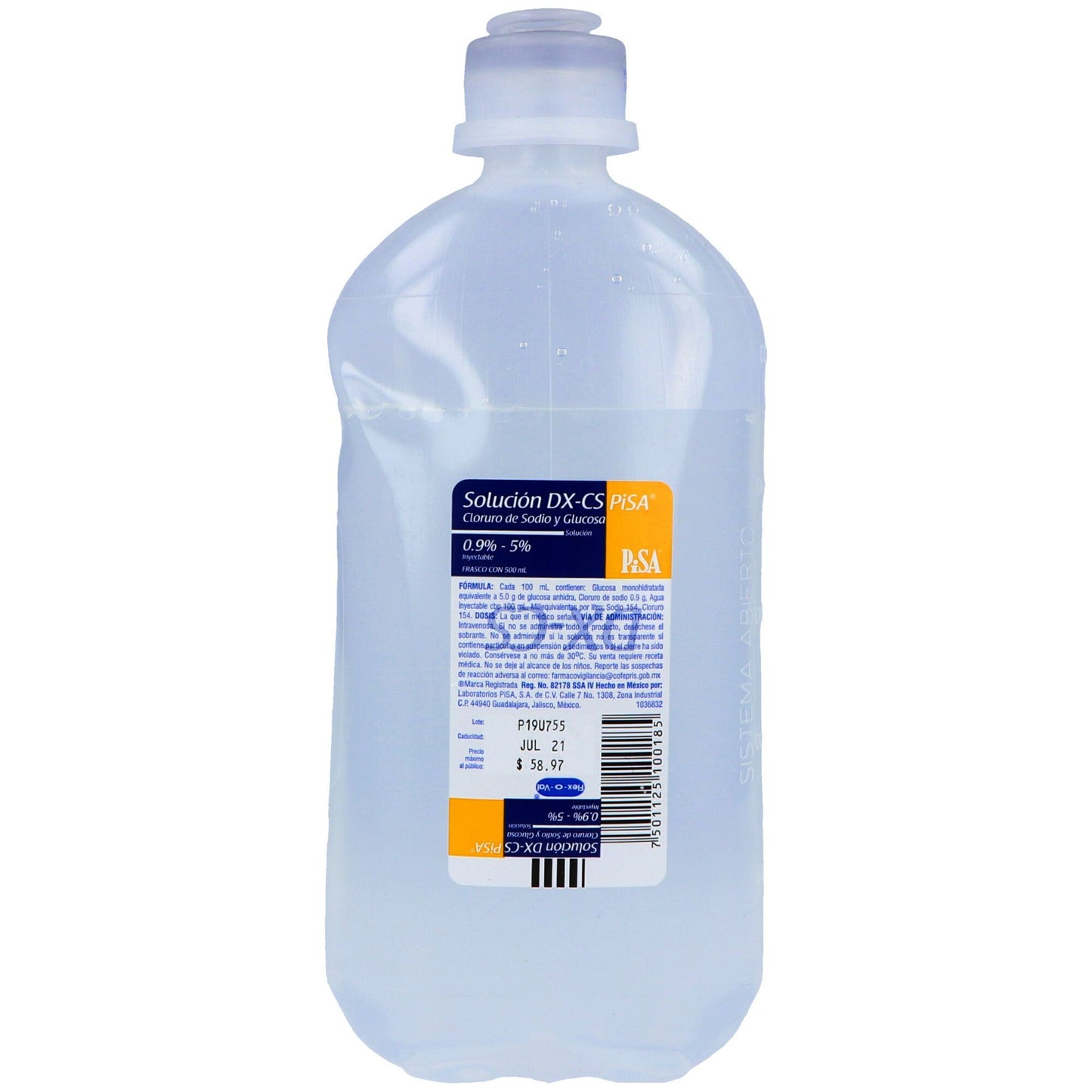 SOL  DX CS 500 ML PLAST   24
