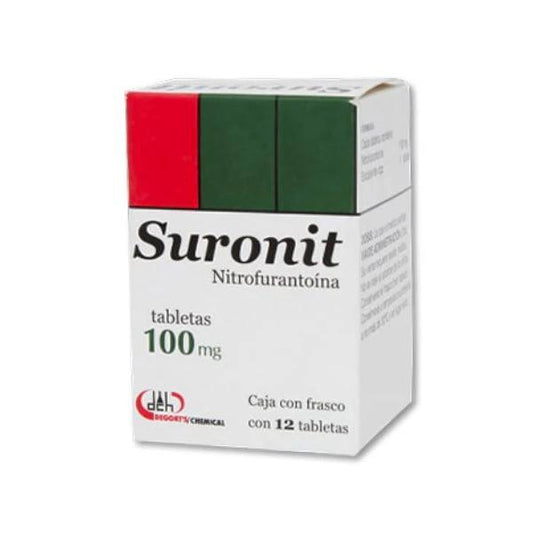 SURONIT 100MG C12 TBS NITROFURANTOINA DEGORTS