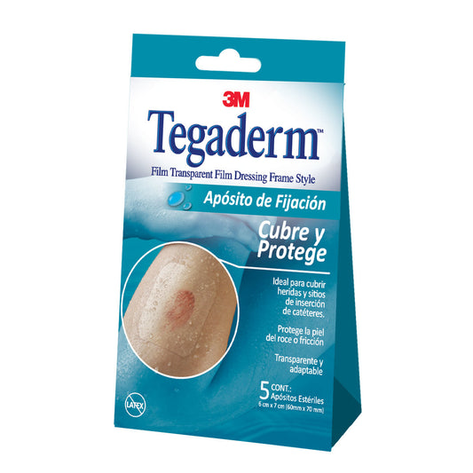 TEGADERM 5PZ APOSITO DE FIJACION 6CMX7CM
