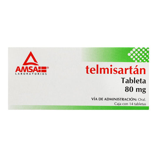 TELMISARTAN 80 MG C 14 AMSA 80