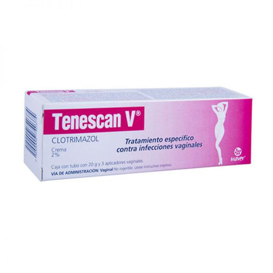 TENESCAN V CRA 2% TB 20G   CLOTRIMAZOL   MAVER