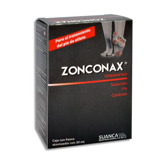 ZONCONAX TERBINAFINA SOL 1% CUTANEA FRSC 30ML SUANCA