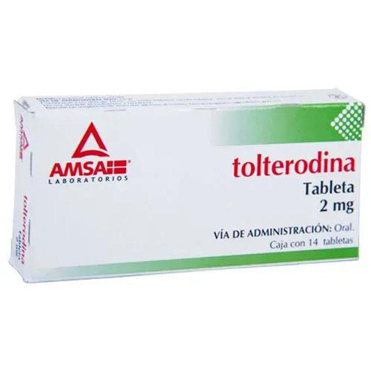 TOLTERODINA 2MG C 14 TAB AMSA
