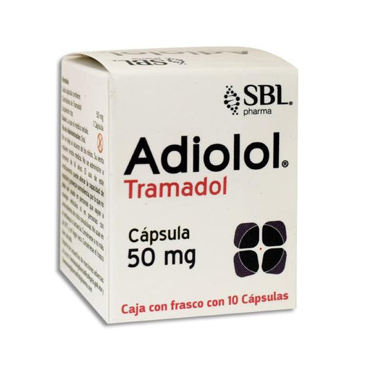 ADIOLOL TRAMADOL 50MG FRSC 10 SBL PHARMA