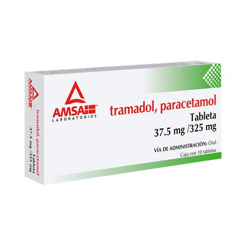 TRAMADOL PARECETAMOL 37 0 325MG C10T AMSA